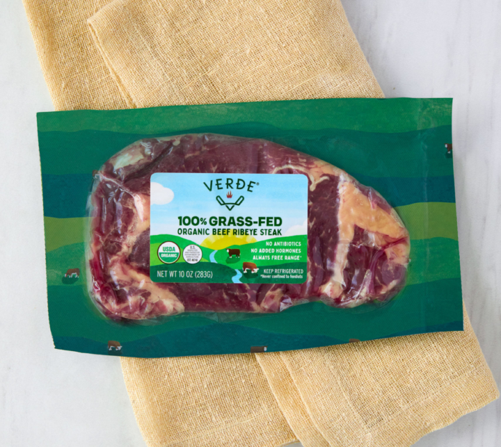 100% Grass-Fed, Organic Ribeye Steaks - Verde Farms